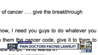 Three Arizona doctors, one company named in lawsuit over prescription opioids
