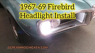 1967-69 Firebird Headlight Install