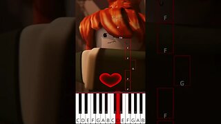 I Love You So (Roblox Doors Animation) - Octave Piano Tutorial