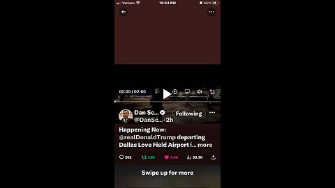Happening Now: @realDonaldTrump departing Dallas Love Field Airport in the Great State of Texas.