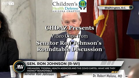 Senator Ron Johnson’s Statements on February 26, 2024 at his Round Table Discussion