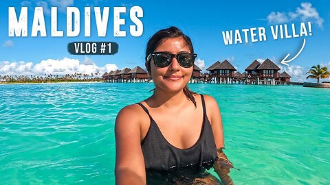 MALDIVES TRAVEL VLOG: Snorkeling, Dolphin Cruise, Water Villa Tour & More! 🏝️☀️ | Ep 1