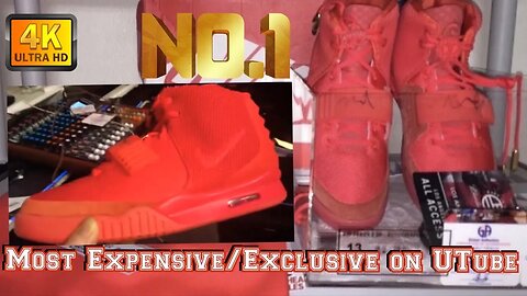 Most Expensive On YouTube!: Signed AIR YEEZY 2 SP( Red October’s)💯