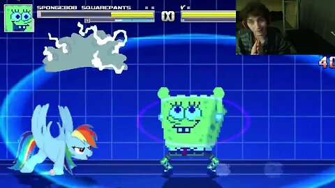 SpongeBob SquarePants VS Rainbow Dash From The My Little Pony Series In An Epic Battle In The MUGEN
