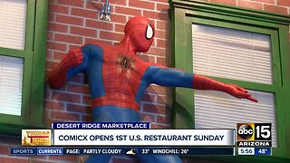 Sneak peek: ComicX, comic-themed restaurant, set to open in Phoenix