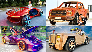 Amazing! The World's Most Blockbuster Supercars Made Of Wood #ND-WoodArt