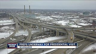 Heavy traffic expected, road closures planned Tuesday night due to President Trump visit, Bucks game