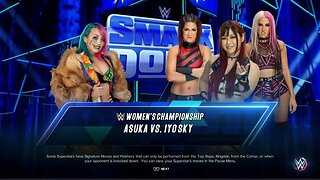 Smackdown Asuka vs Iyo Sky for the WWE Women's Championship