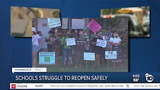 Parents to rally in favor of reopening SD Unified schools