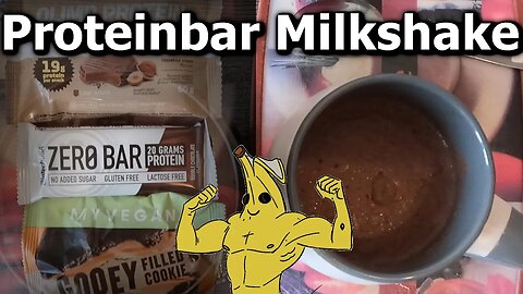 Nutrition + Proteinbar Banana Milkshake for when you can't eat crunchy Stuff