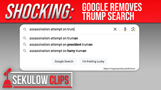 SHOCKING: Google Removes Trump Search