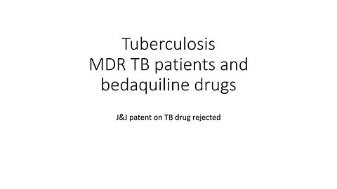 Tuberculosis | TB application rejected for J&J Bedaquiline