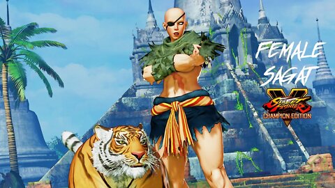 Street Fighter V Female Sagat Outfit