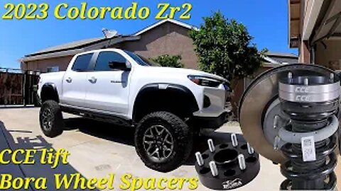 2023 Chevy Colorado Zr2 CCE leveling kit and 1 1/2 bora spacer install
