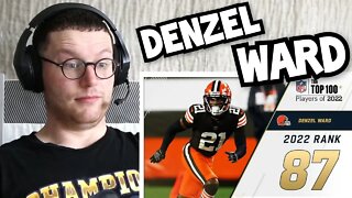 Rugby Player Reacts to DENZEL WARD (Cleveland Browns, CB) #87 NFL Top 100 Players in 2022