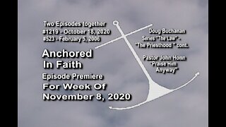 Week of November 8, 2020 - Anchored in Faith Episode Premiere 1219