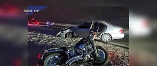Driver arrested for DUI, motorcyclist killed in crash