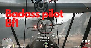 pilot does wicked roll and we destroy an enemy plane — Battlefield 1