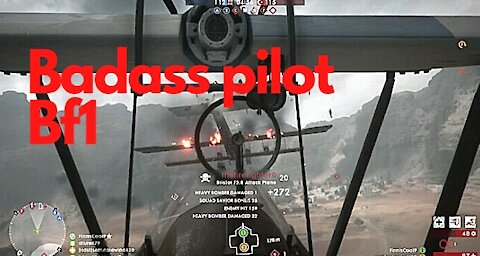 pilot does wicked roll and we destroy an enemy plane — Battlefield 1