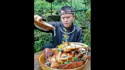 Chinese Boy Cooking Unique Delicious Food 😋 😋