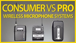 Consumer vs Pro Wireless Microphone Systems