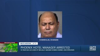Phoenix motel manager arrested