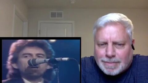 George Harrison - While My Guitar Gently Weeps (live 1987) REACTION #facethemusicreactions