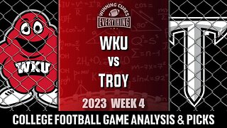 WKU vs Troy Picks & Prediction Against the Spread 2023 College Football Analysis