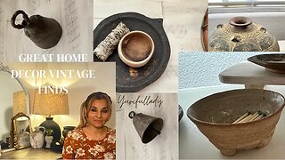 VINTAGE DECOR HAUL || HOME DECORATING IDEAS || ANTIQUE || DECOR HAUL