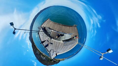 Lorne Jetty Tiny Planet 360 walk 18 October 2022