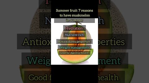 Summer fruit: 7 reasons to have muskmelon in summer #share #shortsyoutube