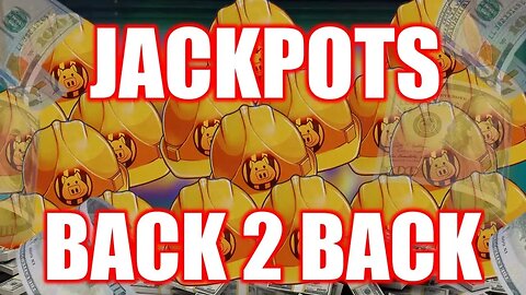 Back 2 Back Jackpots on Huff N Puff! 🐷 $100 High Limit Spins in Vegas