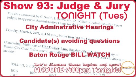 Show 93: Judge & Jury