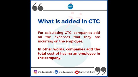 CTC, Gross & Net Salary #ctc #hr #humanresources #humanresourcemanagement #hrd #hrm #hrcareer