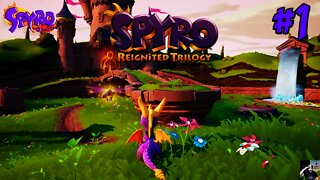 Spyro The Dragon (Reignited Trilogy) 100% Playthrough | Worlds 1-3 [Live Replay]
