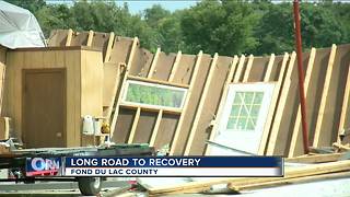 Storm leaves home in pieces in Fond du Lac