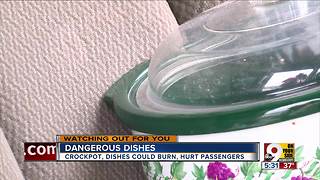 AAA: Be careful transporting hot dishes in your car