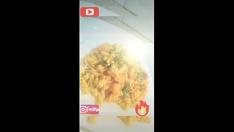 Special Indian style chicken aloo & chickpeas pasta 🤤🤤🤤💯#desirotifoodie