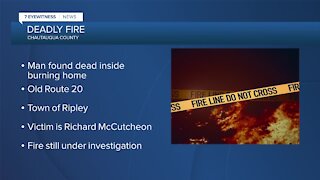 63-year-old man killed in fire in Chautauqua County