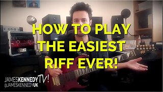 How to play the easiest Riff EVER on Guitar!