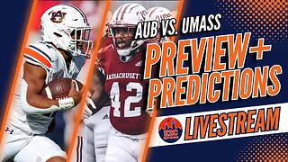 WHO WINS? | Auburn vs. UMass | LIVE PREVIEW + PREDICTIONS