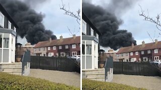 Devastating fire at Northfield Academy in UK