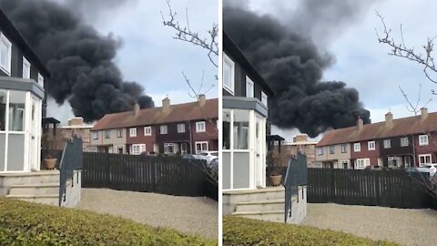 Devastating fire at Northfield Academy in UK