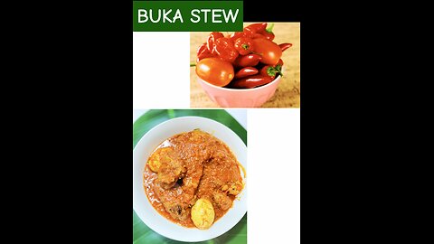 How to make tomato buka stew, Nigerian style