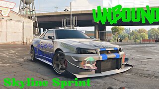 Skyline Sprint| Need For Speed: Unbound| GT-R34 Gameplay No Commentary