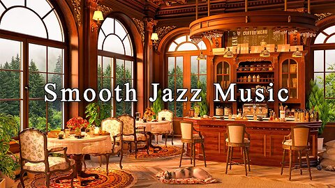 Jazz Relaxing Music for Focus, Study, Work ☕ Cozy Fall Coffee Shop Ambience~Smooth Jazz Instrumental