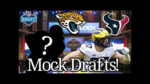 The Jags Take WHO at Number 1!? 2022 NFL First Round Mock Draft!