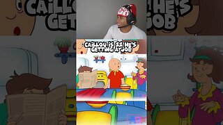 Caillou gets a JOB (animations: AOK) #shorts #animation #funny #meme #kingk3rr #flashgitz #reaction