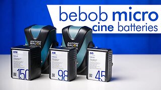 bebob micro cinema batteries - v-mount and Anton Bauer Gold Mount