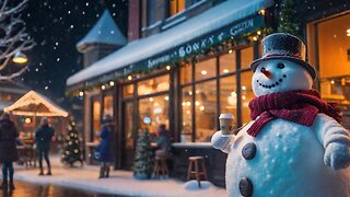 ☕ Cozy Christmas Coffee Shop Ambience ⛄ Relaxing Music 🎵 Greatest Christmas Songs 🎅🏼